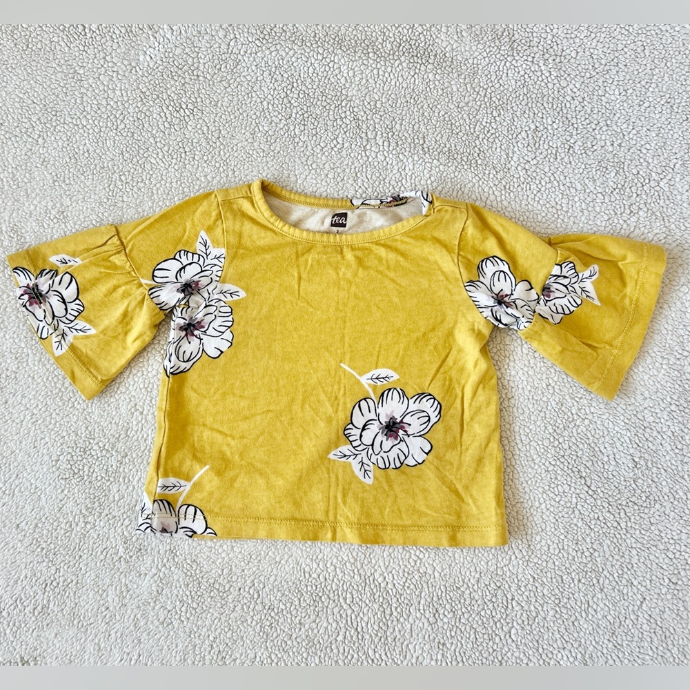 Tea Collection Bell Sleeve Top, Size 2T